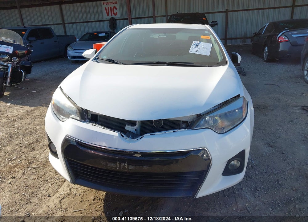 2016 TOYOTA COROLLA L/LE/LE PLS/PRM/S/S PLS VIN: 5YFBURHE5GP475354