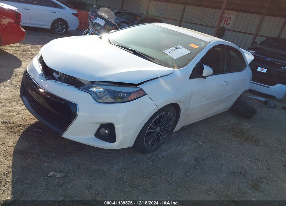2016 TOYOTA COROLLA L/LE/LE PLS/PRM/S/S PLS VIN: 5YFBURHE5GP475354