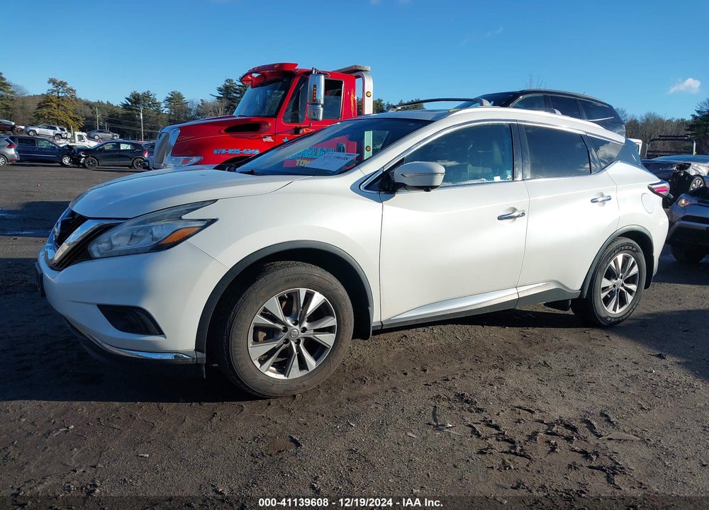 2015 NISSAN MURANO SL VIN: 5N1AZ2MH6FN270749