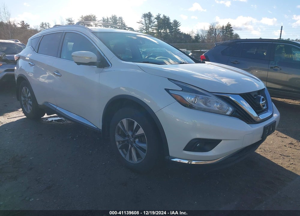 2015 NISSAN MURANO SL VIN: 5N1AZ2MH6FN270749