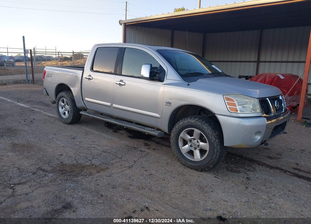 2004 NISSAN TITAN LE VIN: 1N6AA07B64N571765