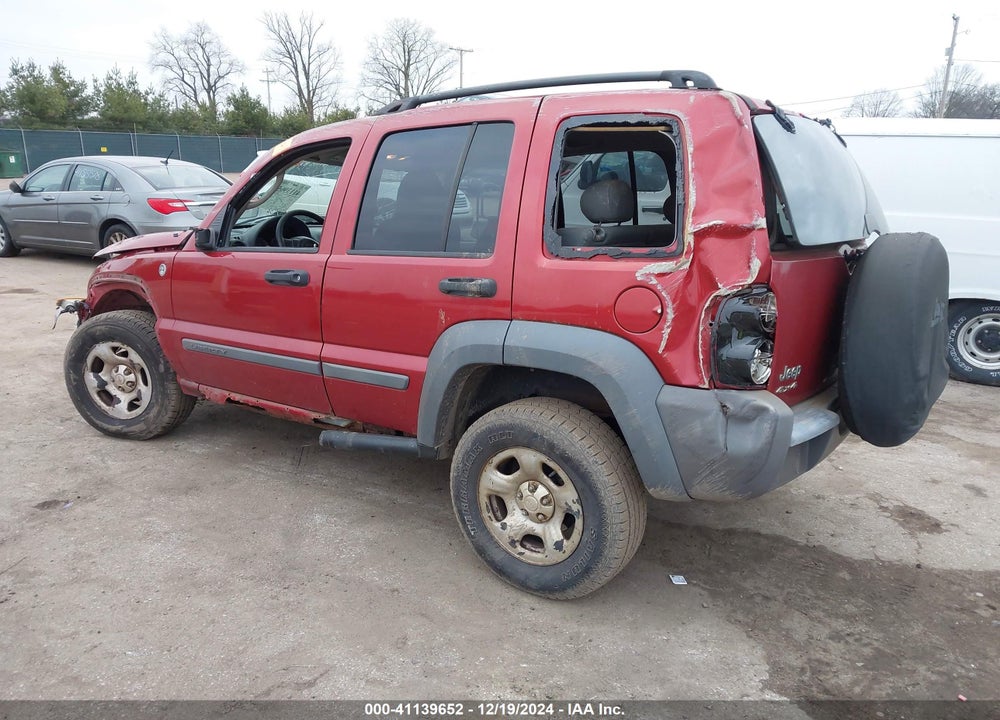 2005 JEEP LIBERTY SPORT VIN: 1J4GL48K65W706472