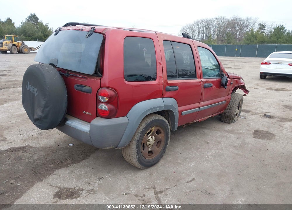 2005 JEEP LIBERTY SPORT VIN: 1J4GL48K65W706472