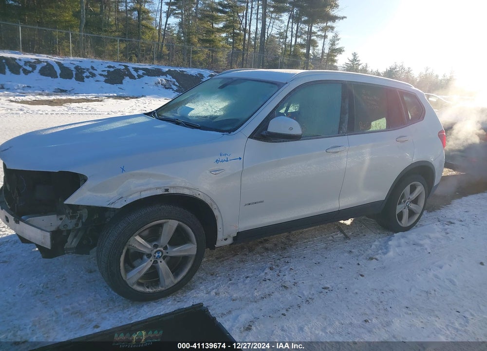 2017 BMW X3 XDRIVE28I VIN: 5UXWX9C31H0T20504