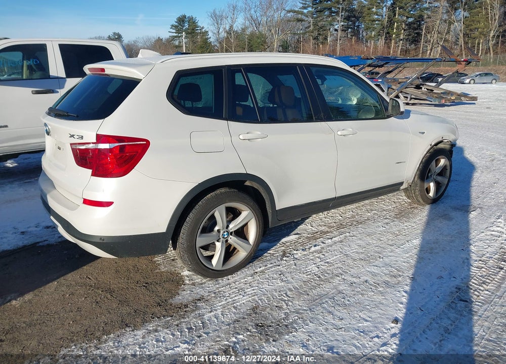 2017 BMW X3 XDRIVE28I VIN: 5UXWX9C31H0T20504