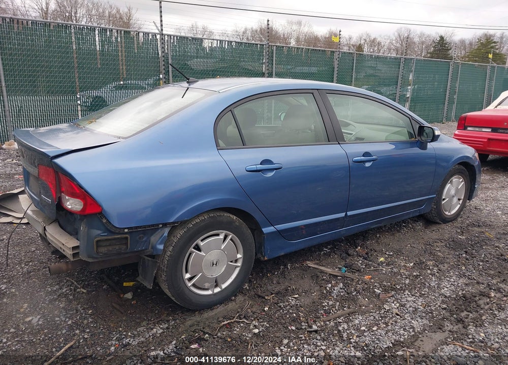 2009 HONDA CIVIC HYBRID VIN: JHMFA36269S000022