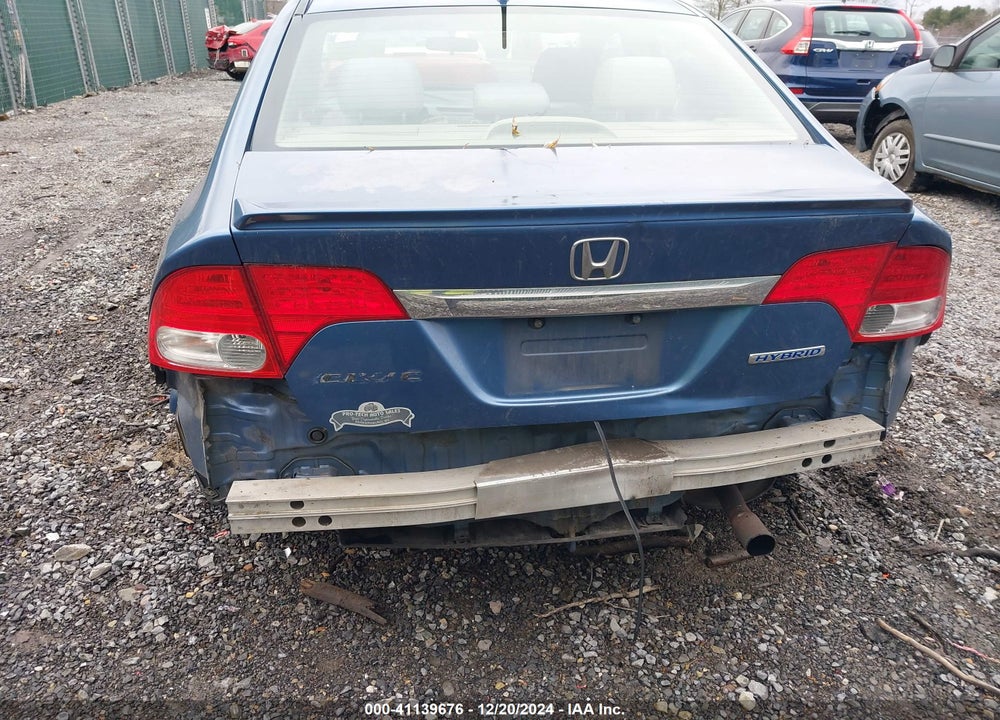 2009 HONDA CIVIC HYBRID VIN: JHMFA36269S000022