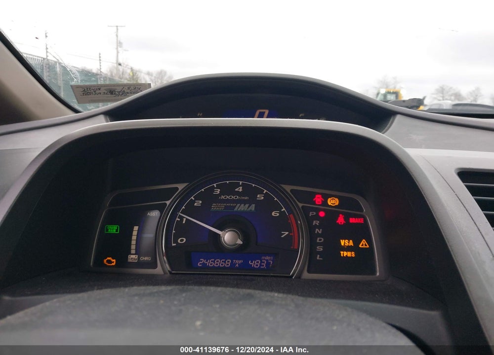 2009 HONDA CIVIC HYBRID VIN: JHMFA36269S000022