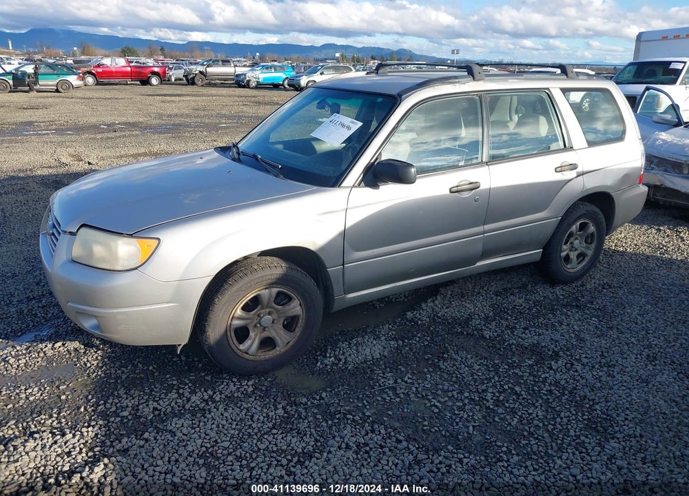 2006 SUBARU FORESTER 2.5X VIN: JF1SG63686H738734