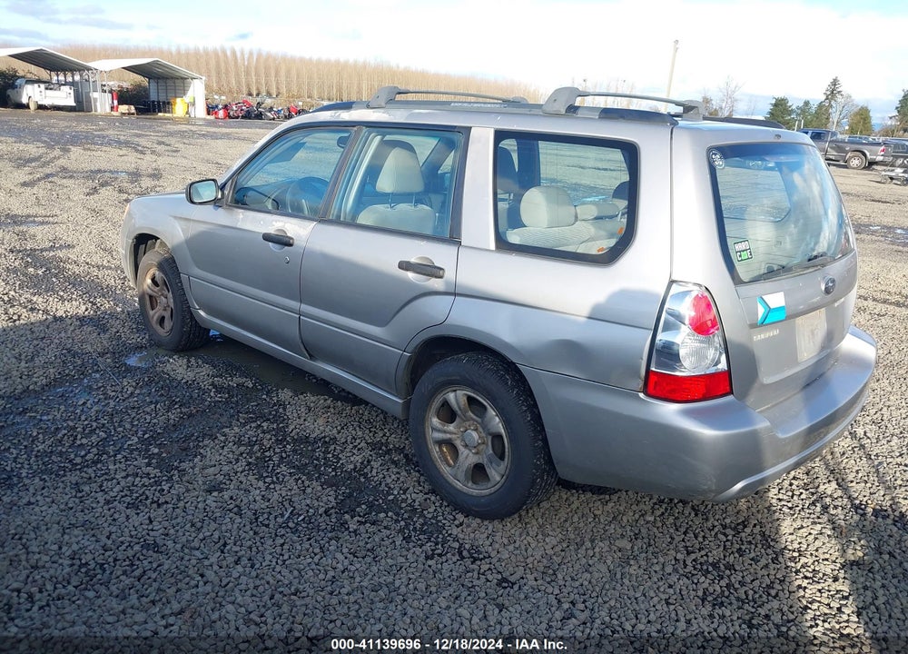 2006 SUBARU FORESTER 2.5X VIN: JF1SG63686H738734