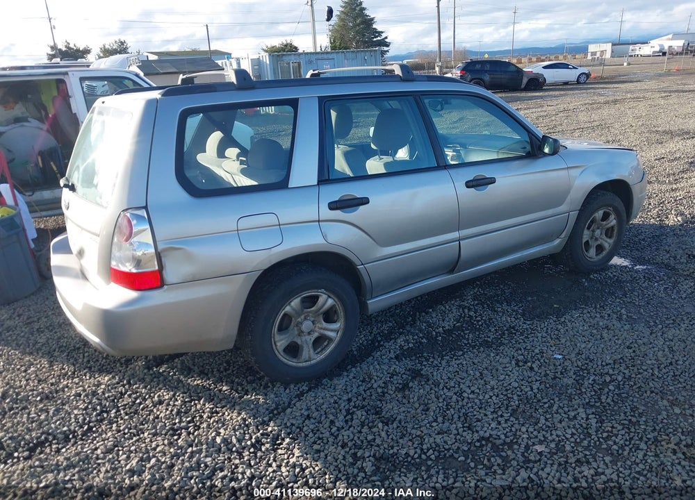 2006 SUBARU FORESTER 2.5X VIN: JF1SG63686H738734