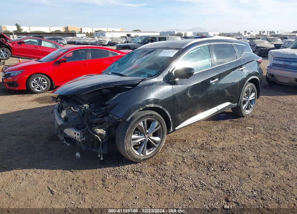 2019 NISSAN MURANO PLATINUM VIN: 5N1AZ2MJ2KN152128