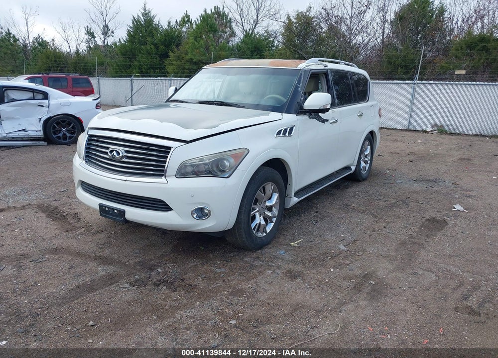 2012 INFINITI QX56 8-PASSENGER VIN: JN8AZ2ND2C9715934
