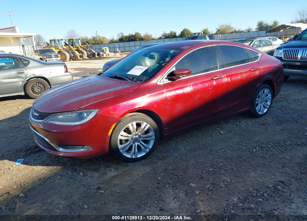 2015 CHRYSLER 200 LIMITED VIN: 1C3CCCAB1FN651658