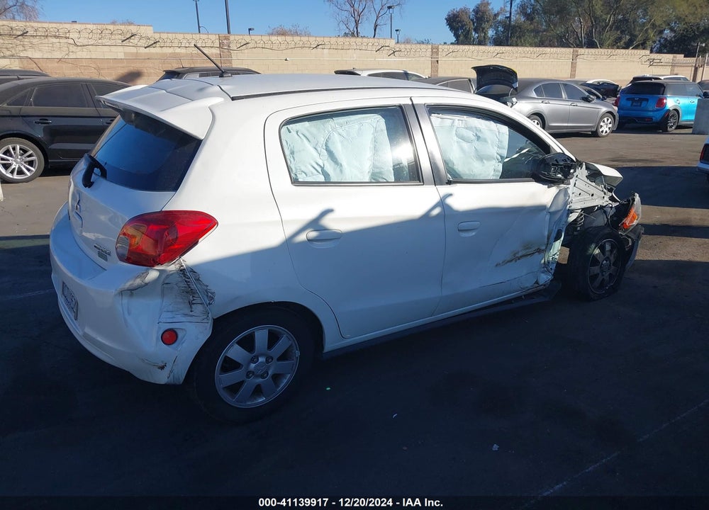 2015 MITSUBISHI MIRAGE RF VIN: ML32A4HJ9FH060401