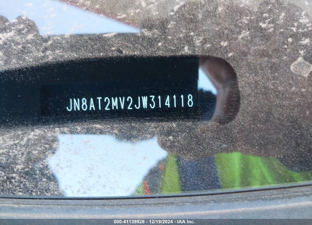 2018 NISSAN ROGUE SL VIN: JN8AT2MV2JW314118