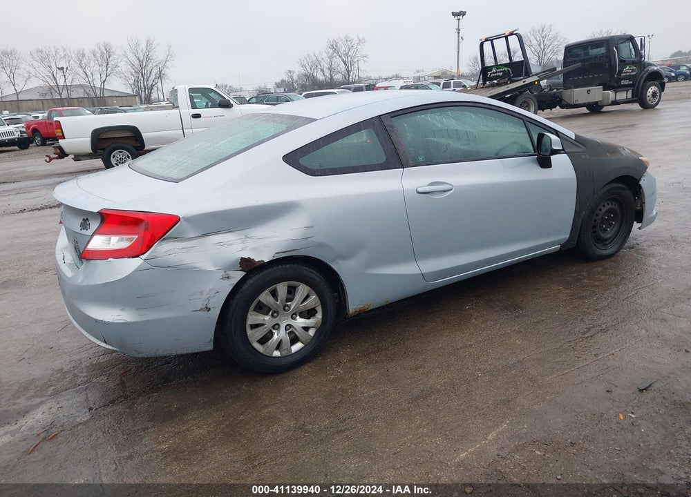 2012 HONDA CIVIC LX VIN: 2HGFG3B57CH534405