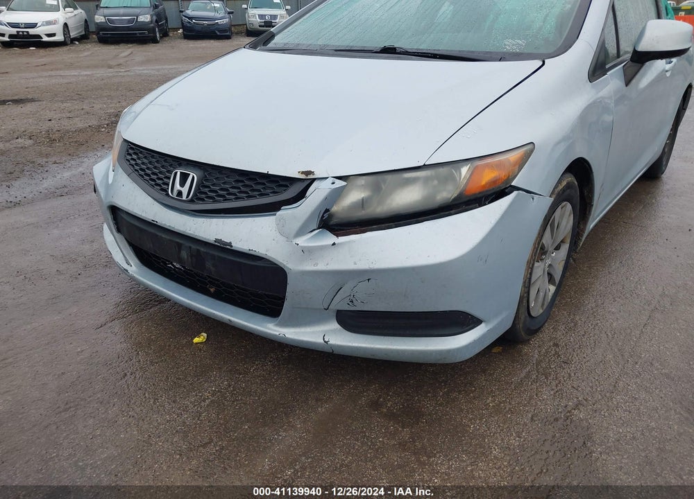 2012 HONDA CIVIC LX VIN: 2HGFG3B57CH534405