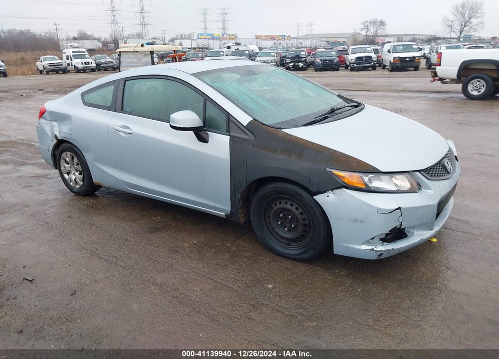 2012 HONDA CIVIC LX VIN: 2HGFG3B57CH534405