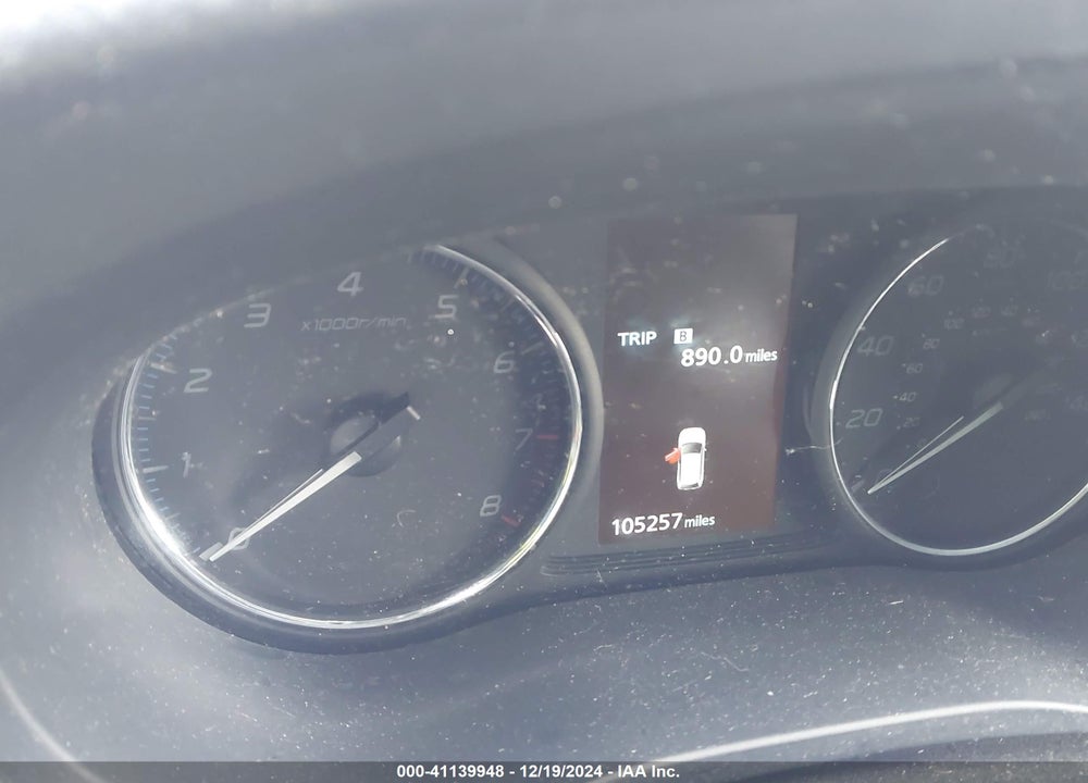 2019 MITSUBISHI OUTLANDER SE VIN: JA4AD3A34KZ043445