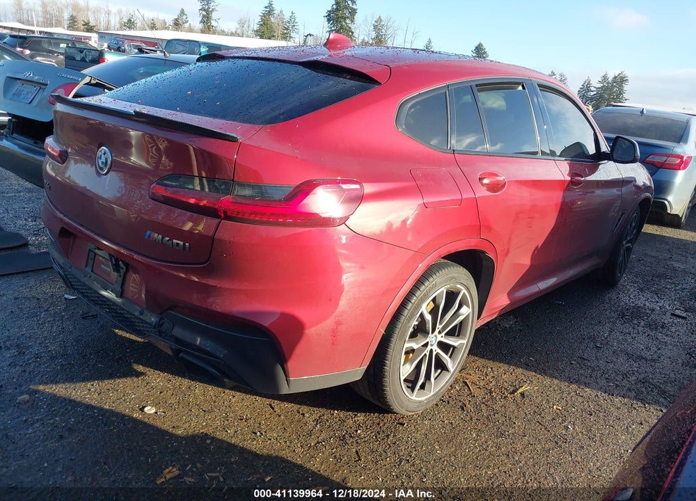 2019 BMW X4 M40I VIN: 5UXUJ5C51KLJ62996