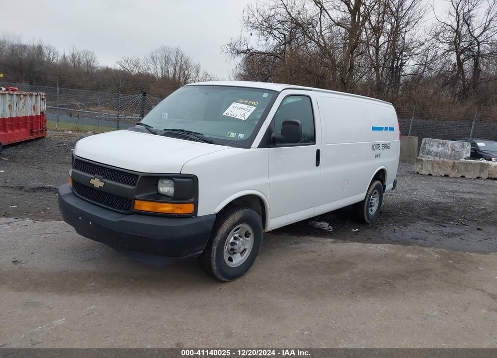 2017 CHEVROLET EXPRESS 2500 WORK VAN VIN: 1GCWGAFF3H1159740