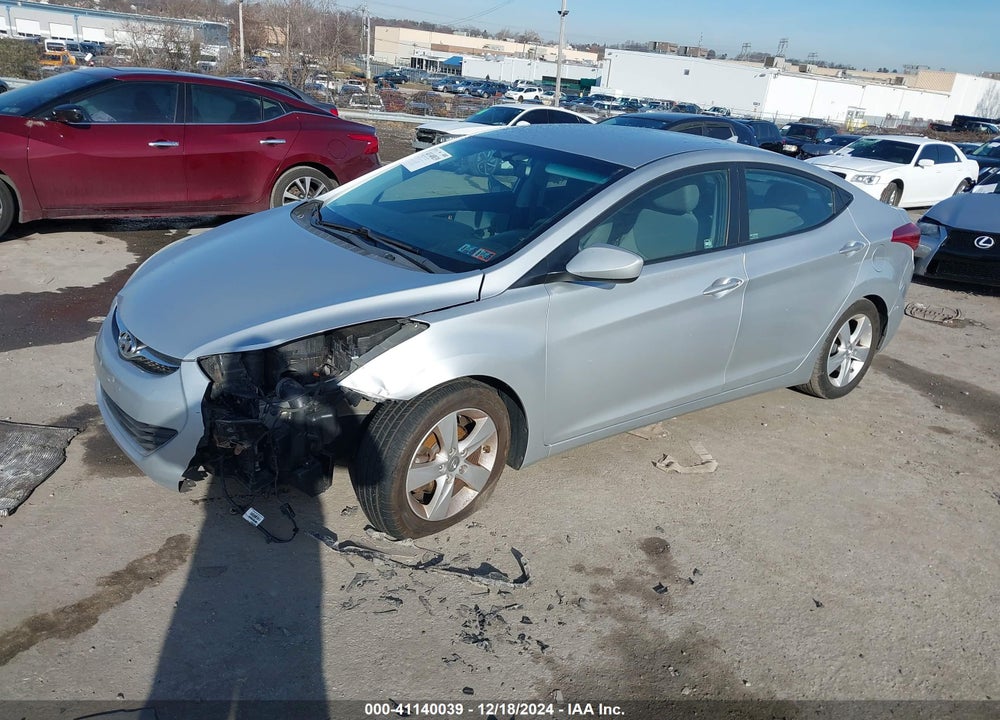 2013 HYUNDAI ELANTRA GLS VIN: 5NPDH4AE1DH320531