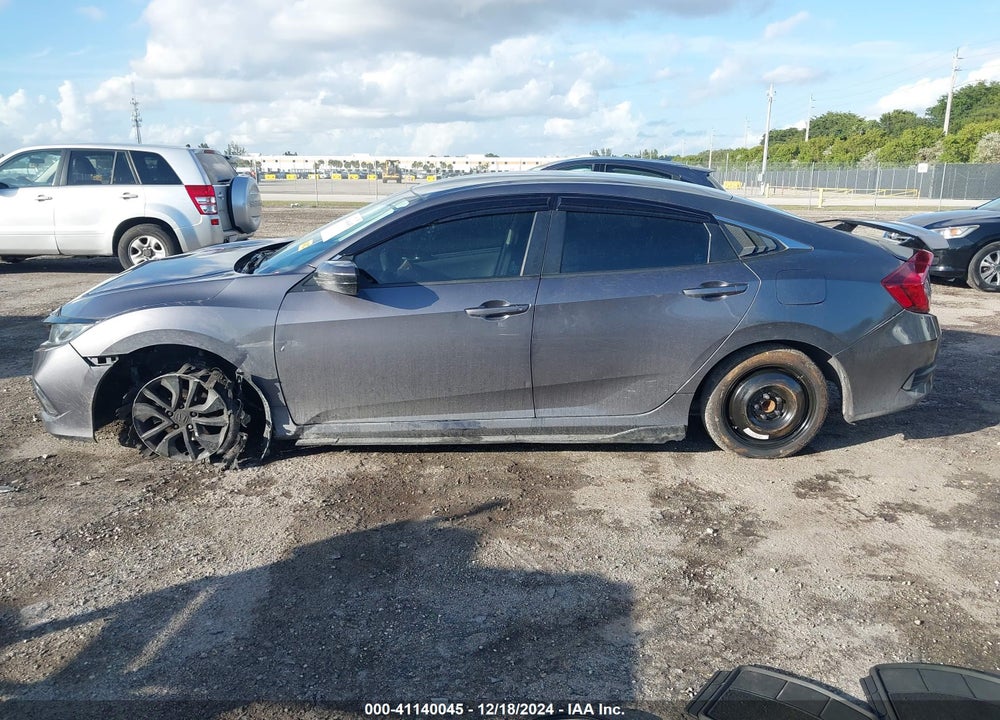 2019 HONDA CIVIC LX VIN: 19XFC2F64KE011053