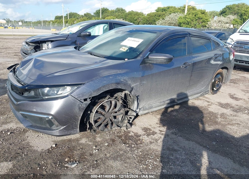 2019 HONDA CIVIC LX VIN: 19XFC2F64KE011053
