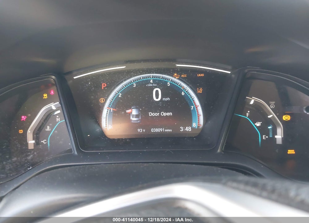 2019 HONDA CIVIC LX VIN: 19XFC2F64KE011053