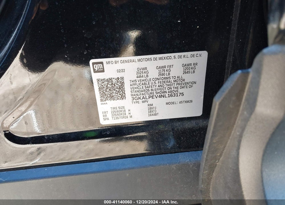 2022 GMC TERRAIN FWD SLT VIN: 3GKALPEV4NL163175