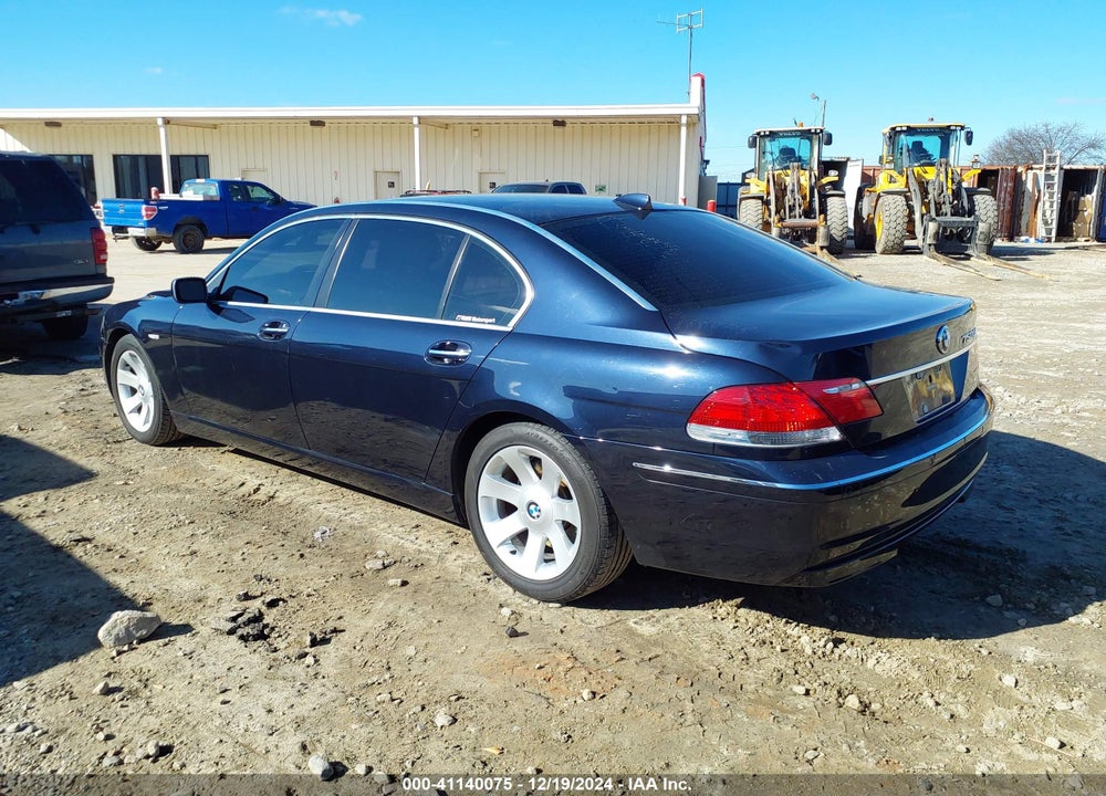 2006 BMW 750LI VIN: WBAHN83556DT36655