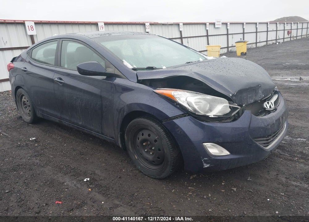 2013 HYUNDAI ELANTRA GLS VIN: 5NPDH4AE0DH447643