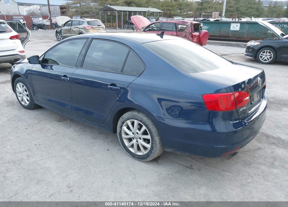 2012 VOLKSWAGEN JETTA 2.5L SE VIN: 3VWDX7AJ7CM468724