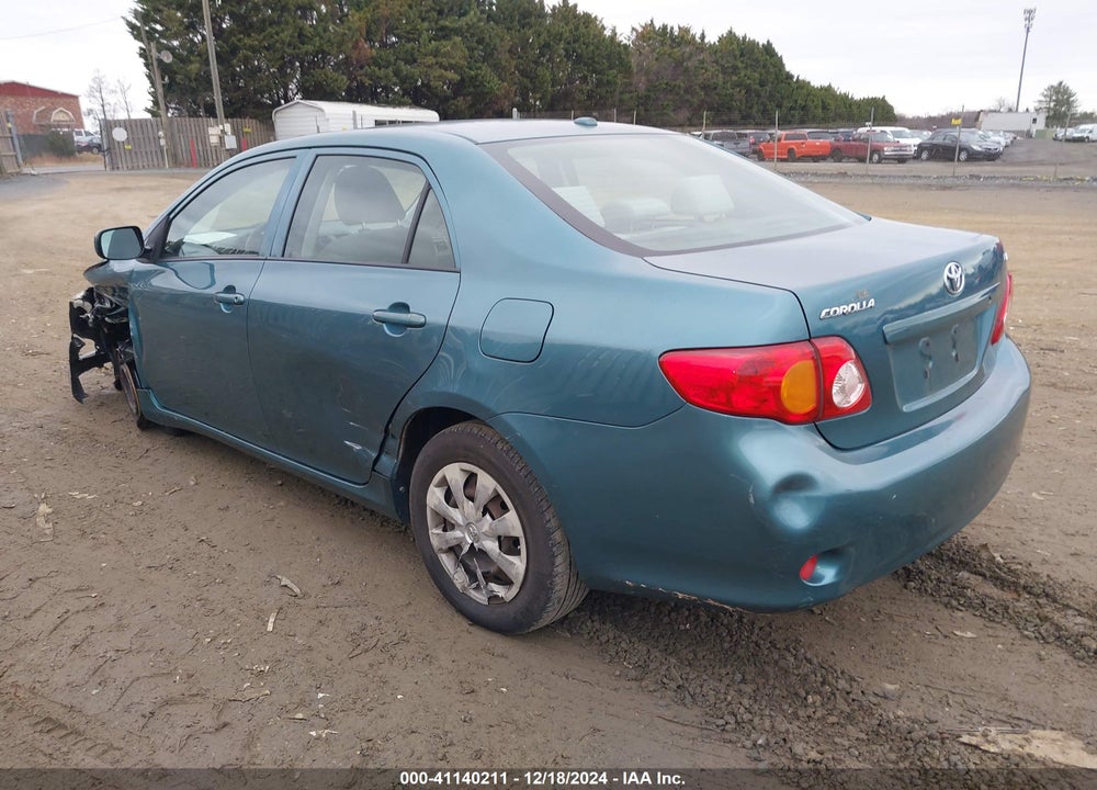 2009 TOYOTA COROLLA LE VIN: JTDBL40E299027440