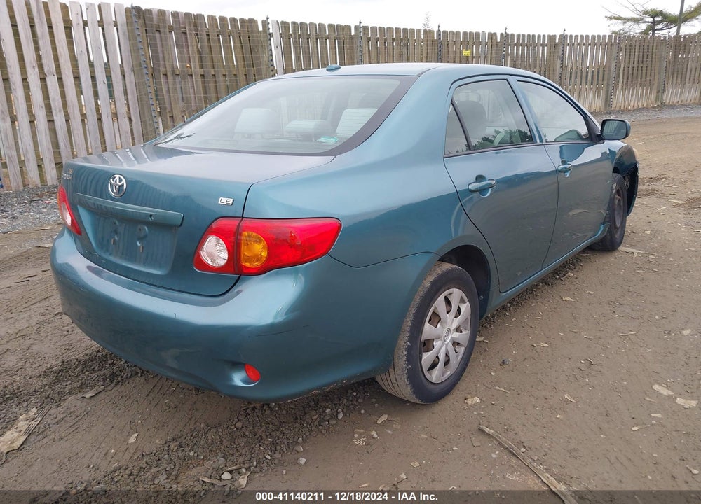 2009 TOYOTA COROLLA LE VIN: JTDBL40E299027440
