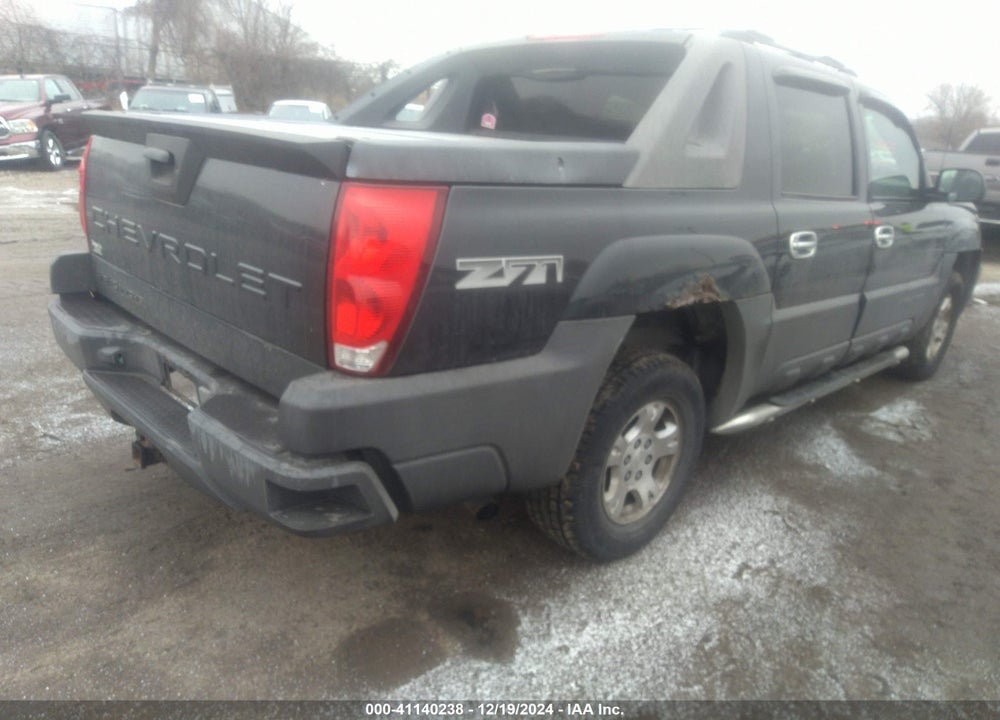 2004 CHEVROLET AVALANCHE 1500 VIN: 3GNEK12T14G329215