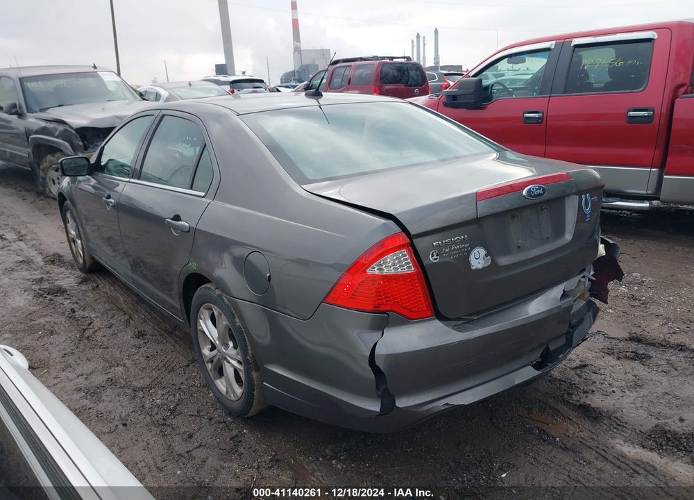 2012 FORD FUSION VIN: 3FAHP0HA7CR223450