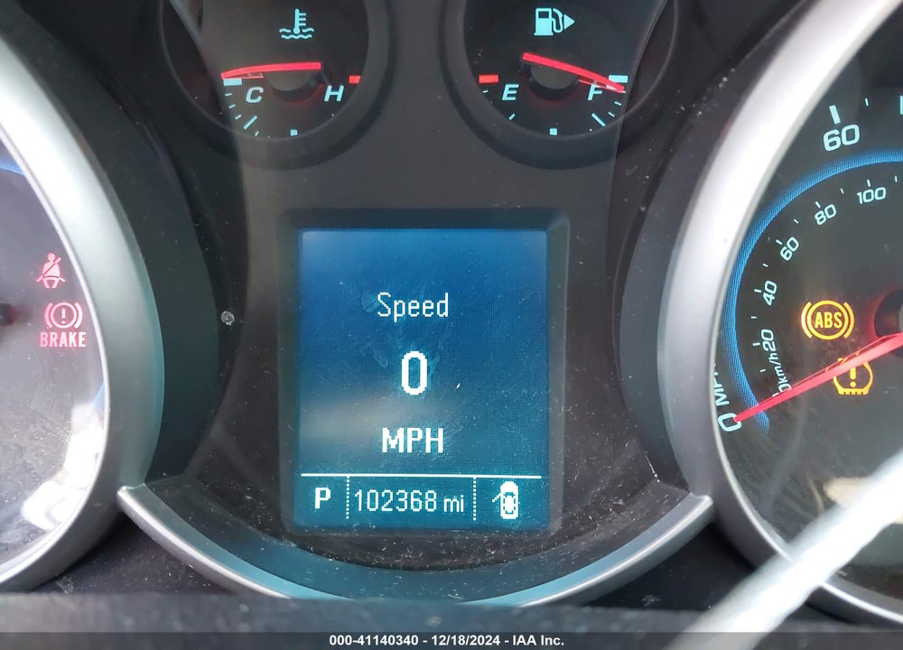 2012 CHEVROLET CRUZE VIN: 1G1PJ5SC8C7207093