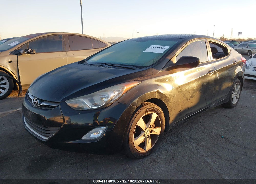 2012 HYUNDAI ELANTRA GLS VIN: 5NPDH4AE7CH069772