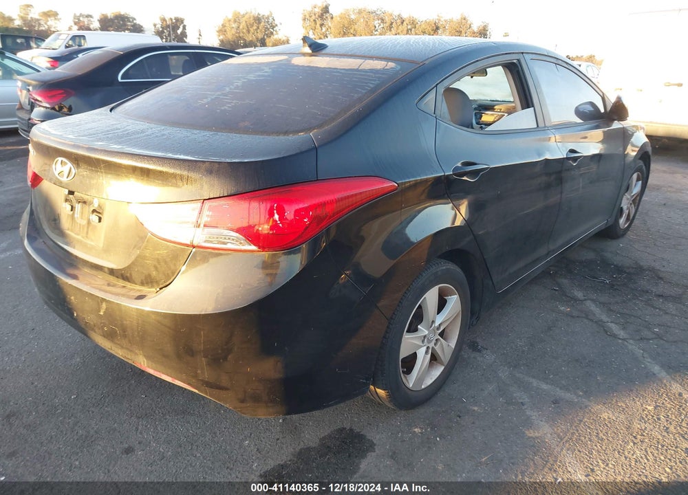 2012 HYUNDAI ELANTRA GLS VIN: 5NPDH4AE7CH069772