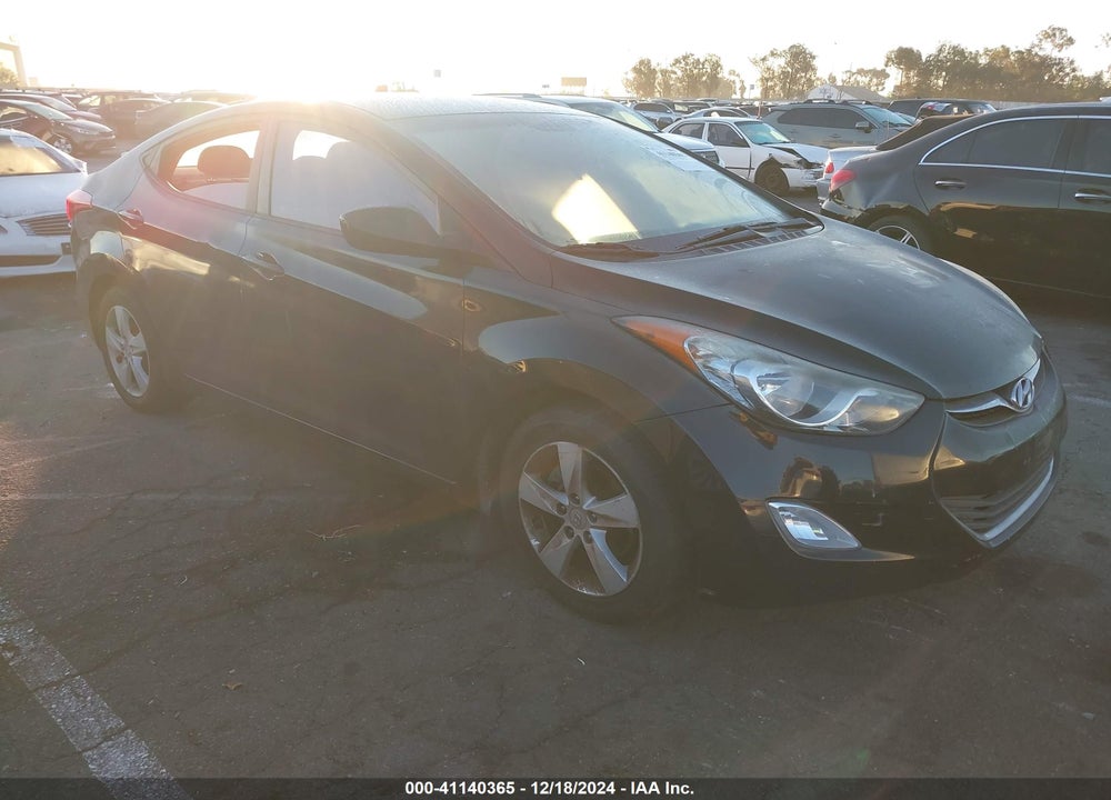 2012 HYUNDAI ELANTRA GLS VIN: 5NPDH4AE7CH069772