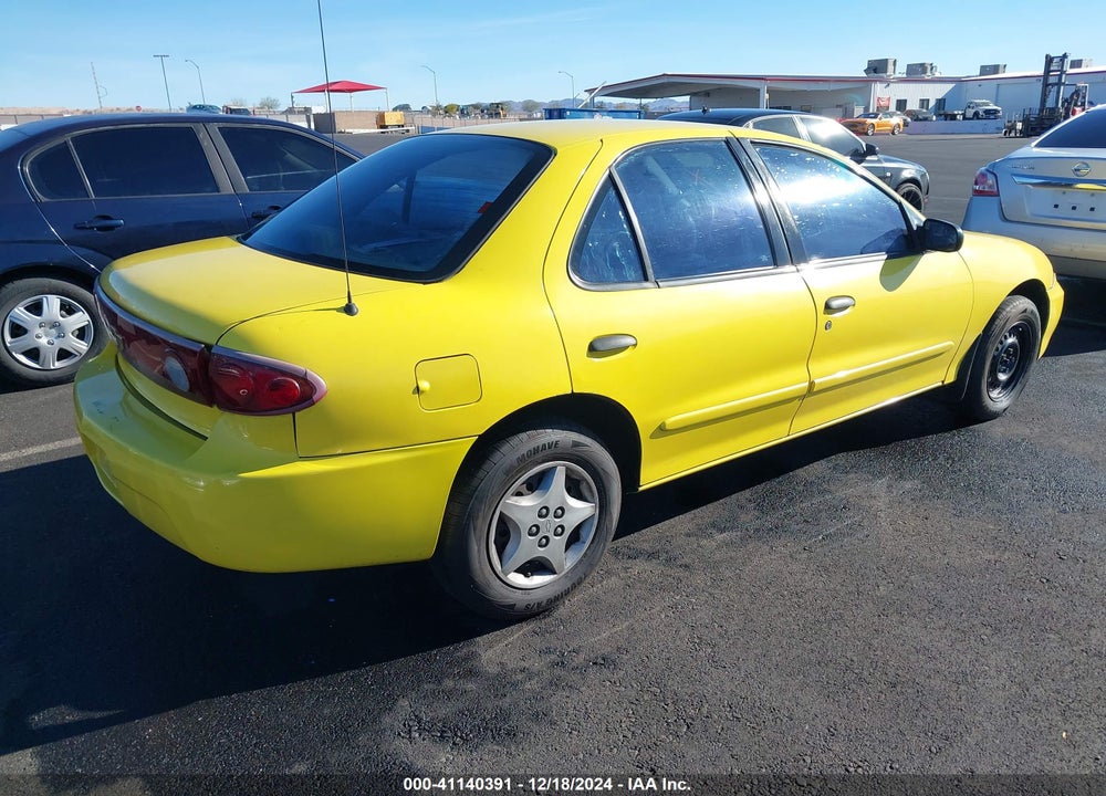 2004 CHEVROLET CAVALIER VIN: 1G1JC52F047281197