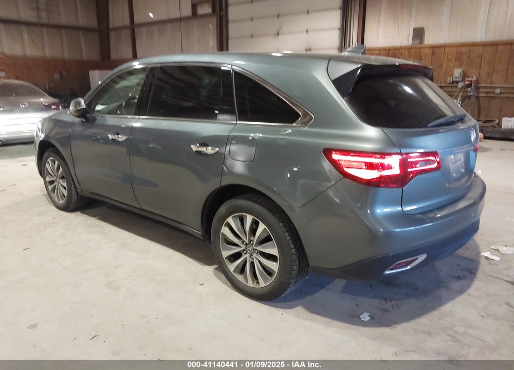 2015 ACURA MDX TECHNOLOGY PACKAGE VIN: 5FRYD4H49FB016213