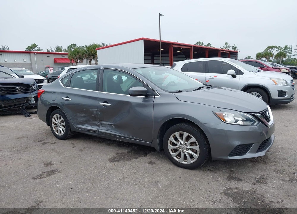 2018 NISSAN SENTRA SV VIN: 3N1AB7AP1JL627509