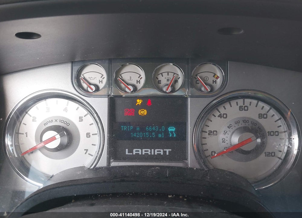 2010 FORD F-150 LARIAT VIN: 1FTFW1EV6AKE59042