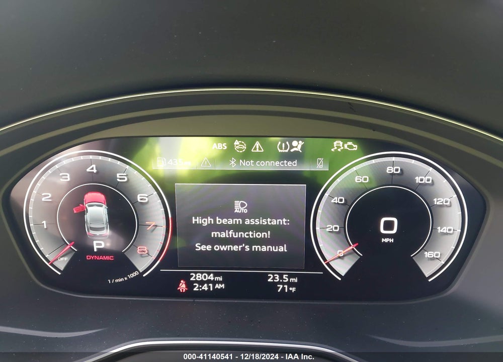 2024 AUDI A5 SPORTBACK PREMIUM 45 TFSI S LINE QUATTRO S TRONIC VIN: WAUDACF54RA111271