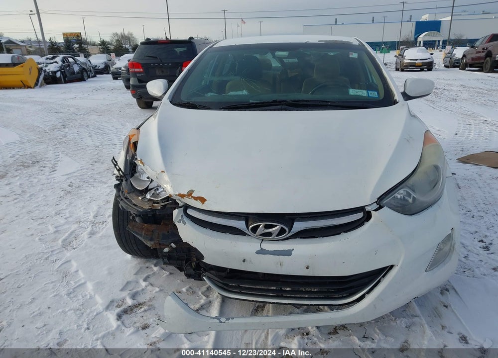 2013 HYUNDAI ELANTRA GLS VIN: 5NPDH4AE6DH324610