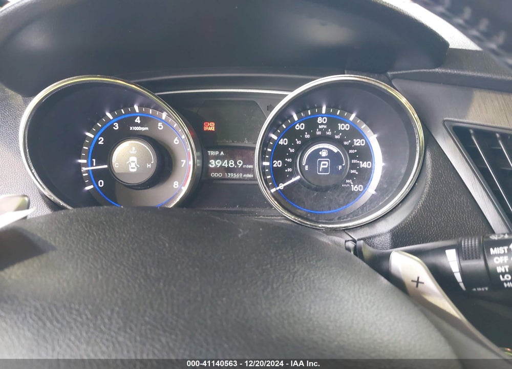 2012 HYUNDAI SONATA SE VIN: 5NPEC4AC1CH391437