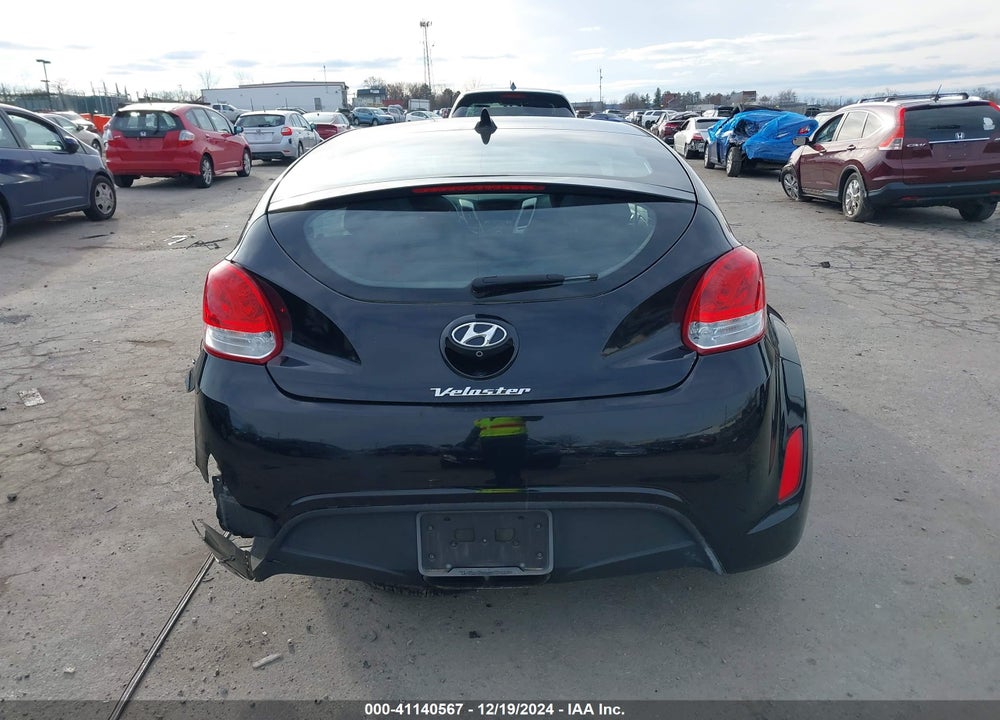 2017 HYUNDAI VELOSTER VIN: KMHTC6AD7HU306458